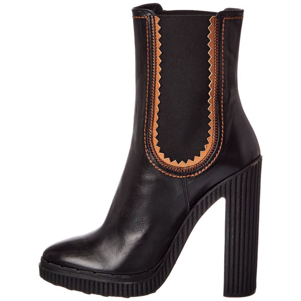 Tod’S Leather Platform Boot - Picture 2 of 5